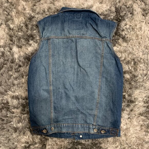 Victorious Women's Jean Vest SZ XL. - Picture 3 of 3
